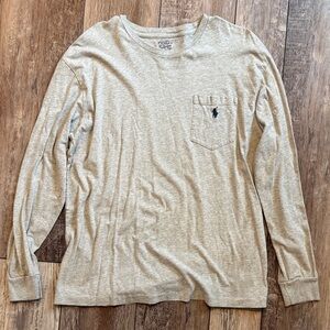 Ralph Lauren Grey long sleeve t shirt